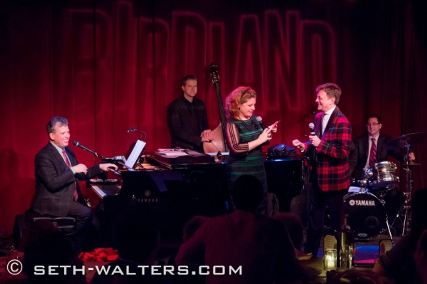 Photo Flash: A SWINGING BIRDLAND CHRISTMAS with Klea Blackhurst, Jim Caruso, Billy Stritch & More  Image