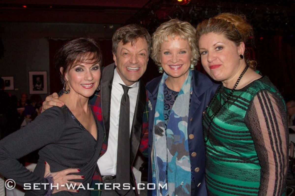 Colleen Zenk, Jim Caruso, Christine Ebersole, Klea Blackhurst at 