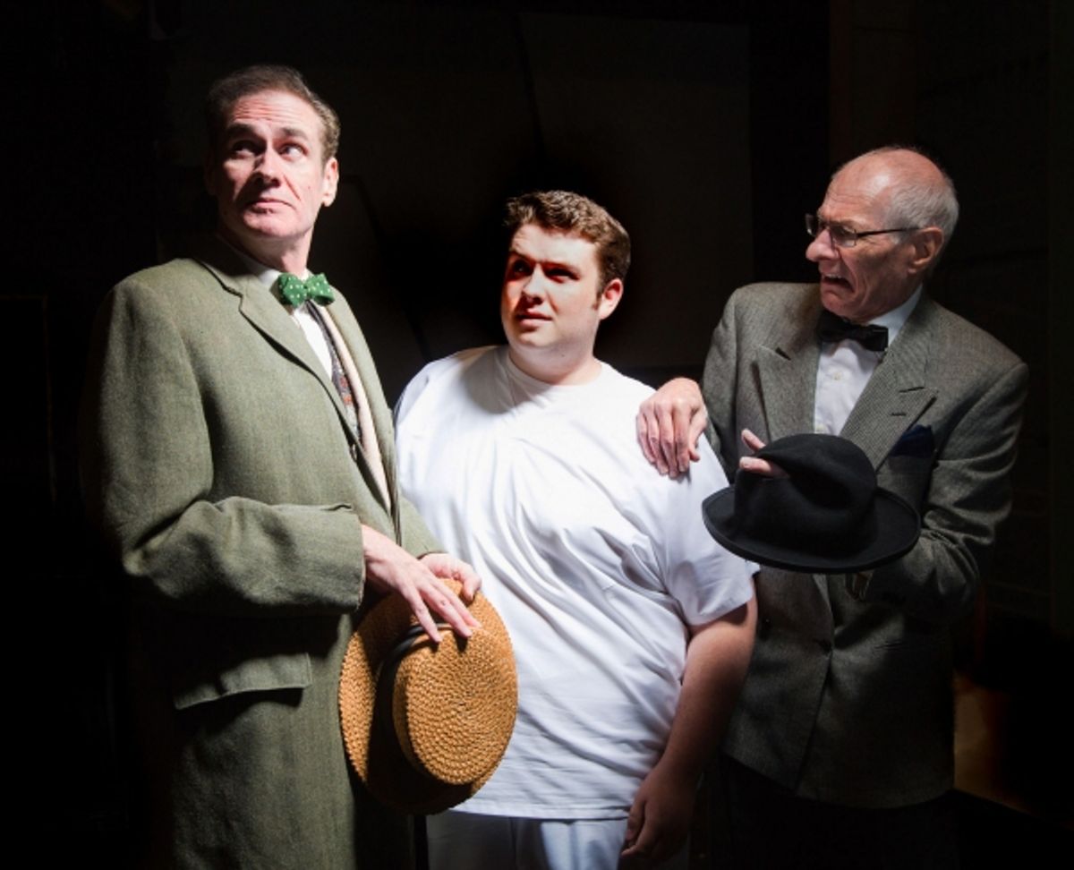 Elwood P. Dowd (Roy Hammond), Duane Wilson (Colin Holmes), Dr. Chumley (Denis Latkowski) at 