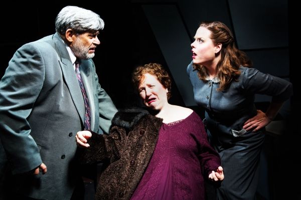 Judge Omar Gaffney (Marc Rehr), Veta Louise (Joan Crooks), and Myrtle May (Karina Fer Photo