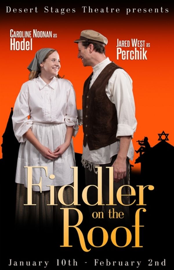 Caroline Noonan as Hodel and Jared West as Perchik Photo