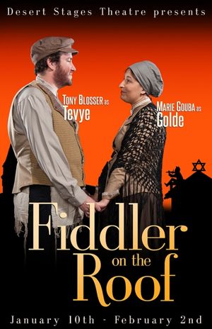 Tony Blosser as Tevye and Marie Gouba as Golde @ BroadwayWorld Tony Blosser as Tevye and Marie Gouba as Golde Photo