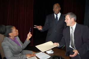 Tiffany Terrell, Bergenfield; Phillip Hannah, Nyack; Robert Barwick, Wayne Photo