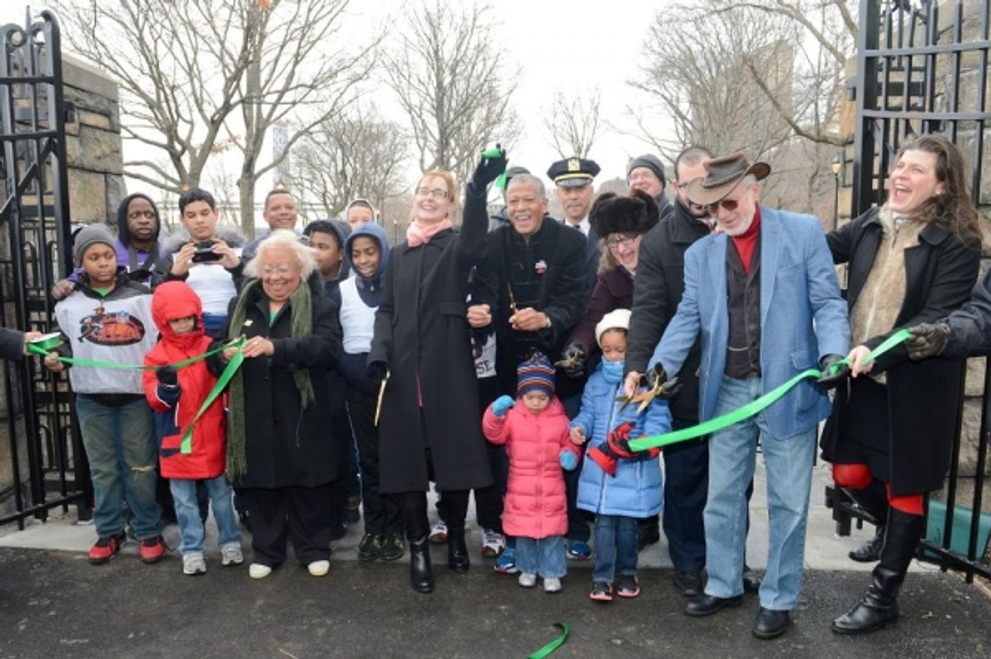 Photo Flash: NYC Parks Cuts Ribbon on Fort Washington Park Restoration Photo Flash: NYC Parks Cuts Ribbon on Fort Washington Park Restoration Image
