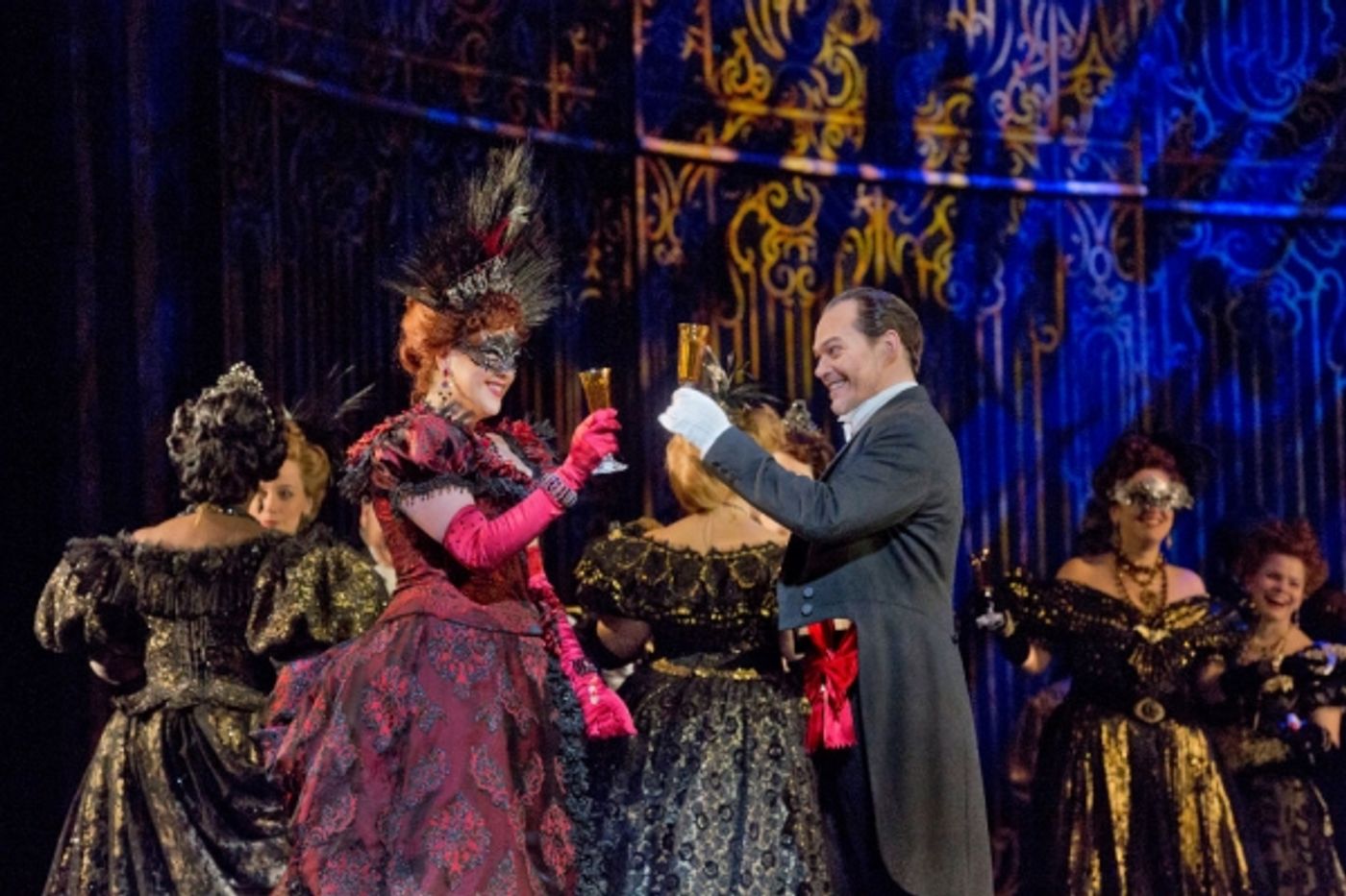 Photo Flash: First Look at Danny Burstein and Betsy Wolfe and More in The Met's DIE FLEDERMAUS  Image