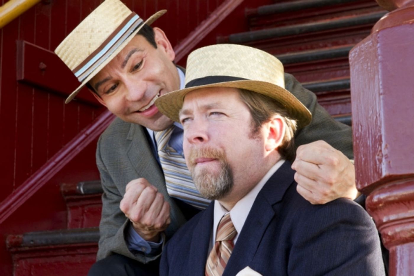 Photo Flash: Sneak Peek at Rudy Guerrero and Bill Fahrner in Theatre Rhino's ROAD SHOW Photo Flash: Sneak Peek at Rudy Guerrero and Bill Fahrner in Theatre Rhino's ROAD SHOW Image