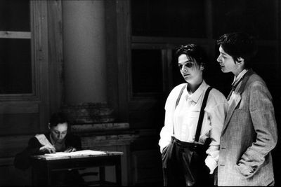 A scene from JDX - a public enemy, running January 8-16 at The Public Theater at Asto Photo