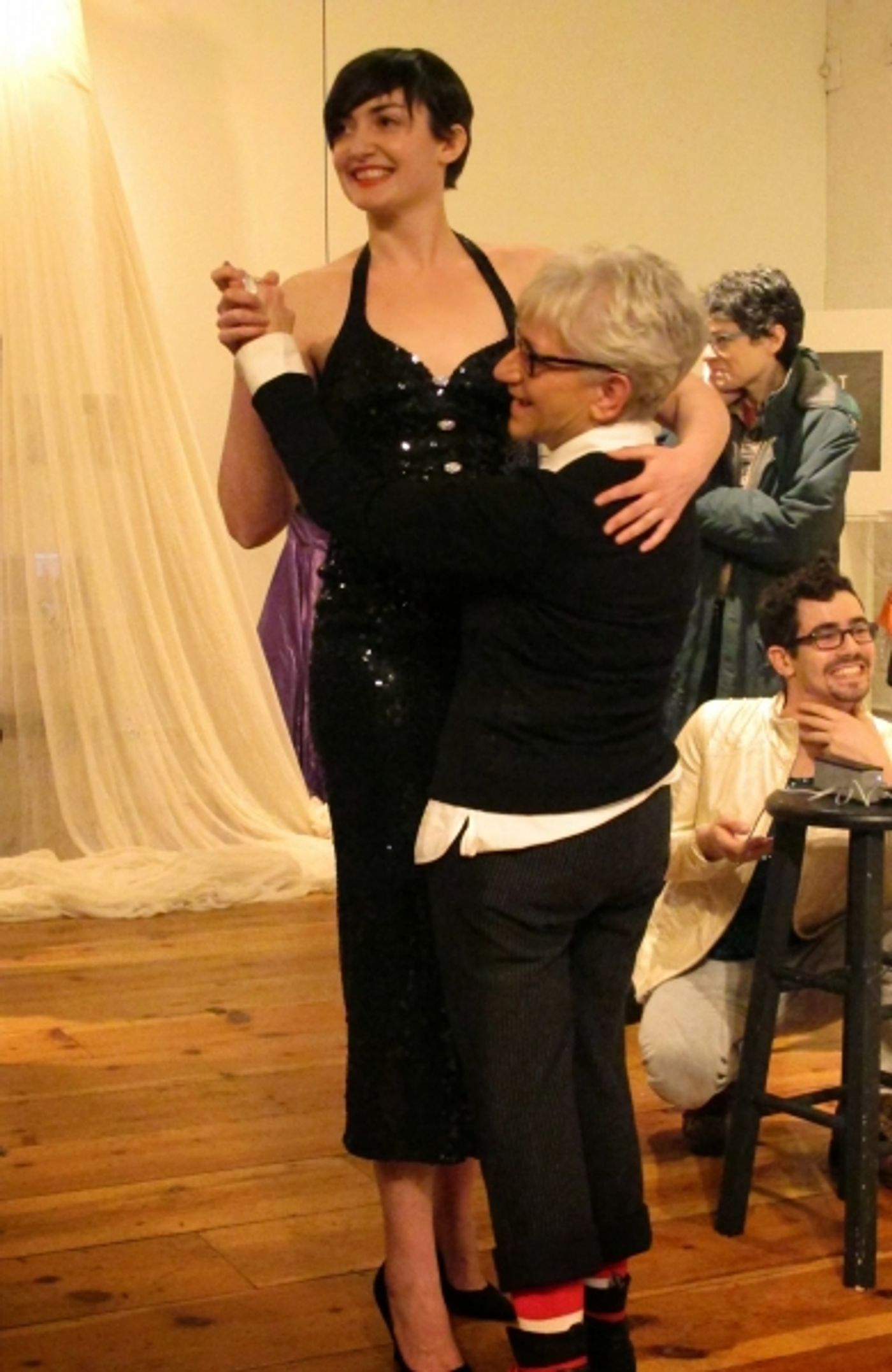 Photo Flash: Split Britches' DESPERATE ARCHIVES Draws Crowds Despite Winter Storm Hercules  Image