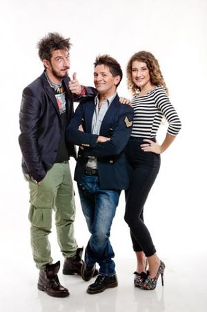 Paolo Ruffini, Manuel Frattini e Beatrice Baldaccini Photo