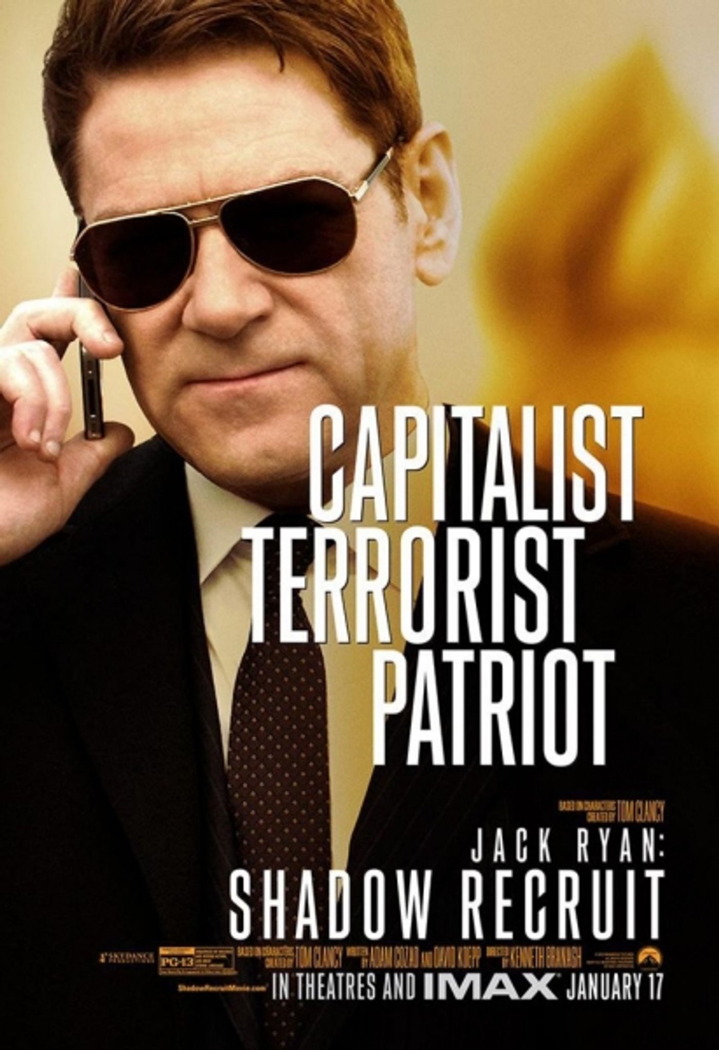 Photo Flash: Kenneth Branagh in New Poster for JACK RYAN: SHADOW RECRUIT  Image