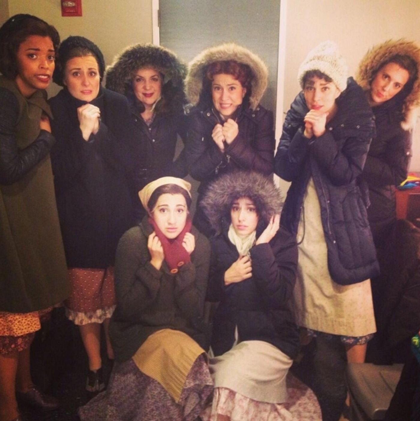 Photo Flash: Saturday Intermission Pics, Jan 4 - Part 2 - EVITA National Tour Proves it's Chilly in Argentina; Plus Off-Broadway's HANDLE WITH CARE, GHOST Tour & More! Photo Flash: Saturday Intermission Pics, Jan 4 - Part 2 - EVITA National Tour Proves it's Chilly in Argentina; Plus Off-Broadway's HANDLE WITH CARE, GHOST Tour & More! Image