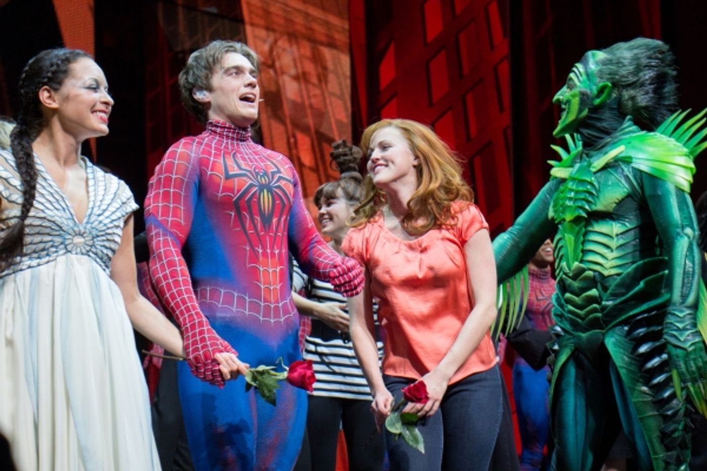 Photo Coverage: SPIDER-MAN: TURN OFF THE DARK Takes Final Flight on Broadway; Inside Closing Night Curtain Call!  Image