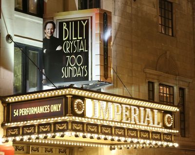 Theatre Marquee for the Broadway Opening Night Performance of  ''Billy Crystal - 700  Photo