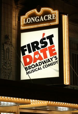 Theatre Marquee unveiling for ''First Date'' starring Zachary Levi and Krysta Rodriguez at The Longacre Theatre on July 12, 2013 in New York City. @ BroadwayWorld Theatre Marquee unveiling for ''First Date'' starring Zachary Levi and Krysta Rodri Photo