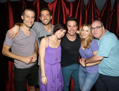Krysta Rodriguez, Bryce Rhyness, Zachary Levi, Kristoffer Cusick, Sara Chase and Blak Photo