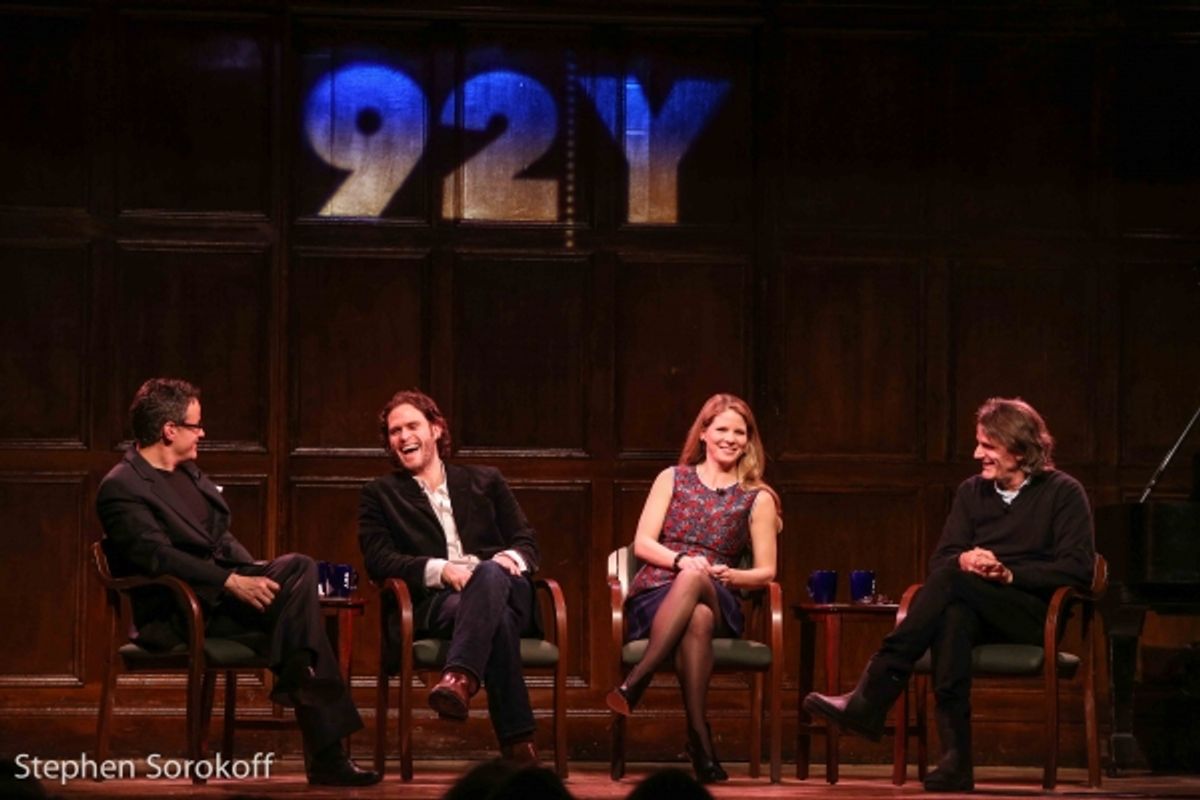 Adam Guettel, Steven Pasquale, Kelli O''Hara, Bartlett Sher at 