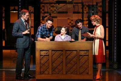 Jeb Brown, Jake Epstein, Jessie Mueller, Jarrod Spector, Anika Larsen Photo