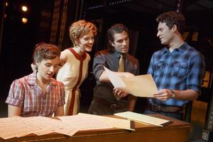 Jessie Mueller, Anika Larson, Jarrod Spector, Jake Epstein @ BroadwayWorld Jessie Mueller, Anika Larson, Jarrod Spector, Jake Epstein Photo