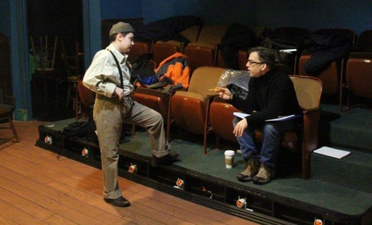 Director Dave Elliott, CJ Trentacosta at 