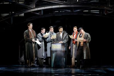 Douglas Williams, Chris Dwan, Shayne Kennon, Tony Yazbeck, Will Taylor and Will Blum  Photo