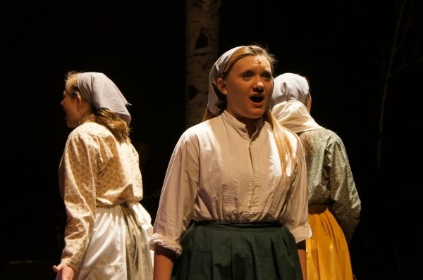 Harley Barton as Chava performs ''Matchmaker'' with Ashlee Renee and Caroline Noonan  Photo