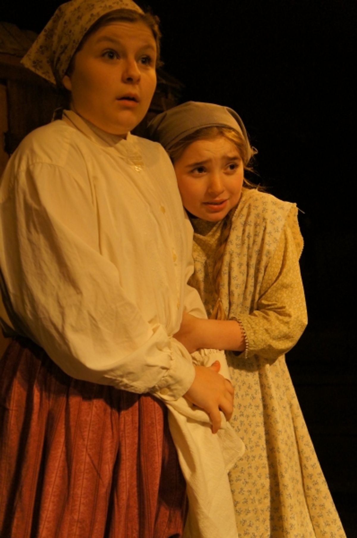 Caitlyn Freeman and Talia Novak as Sprintze and Bielke at 