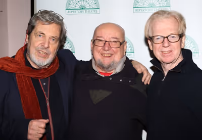 Tony Walton, Thomas Keneally and Larry Kirwan Photo