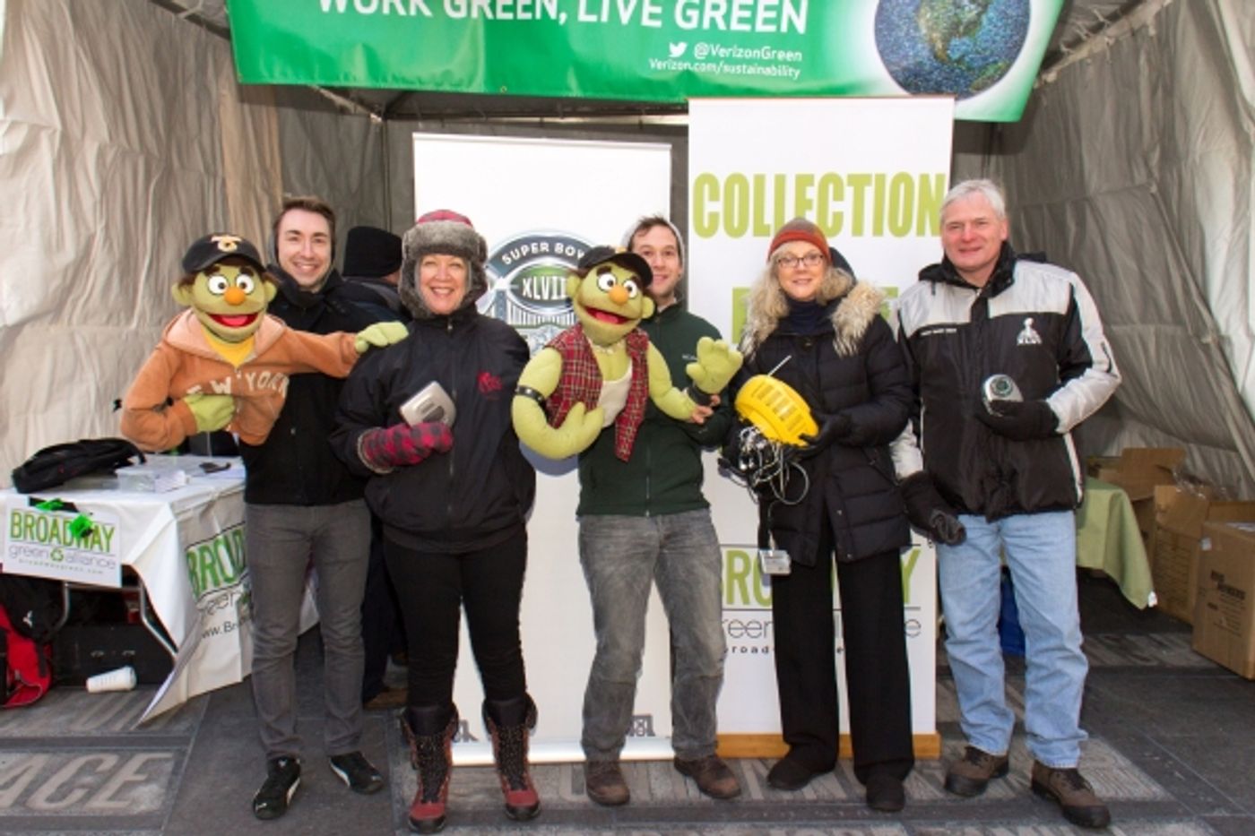 Photo Coverage: Broadway Unites in Duffy Square for Green Alliance Recycling Event!  Image