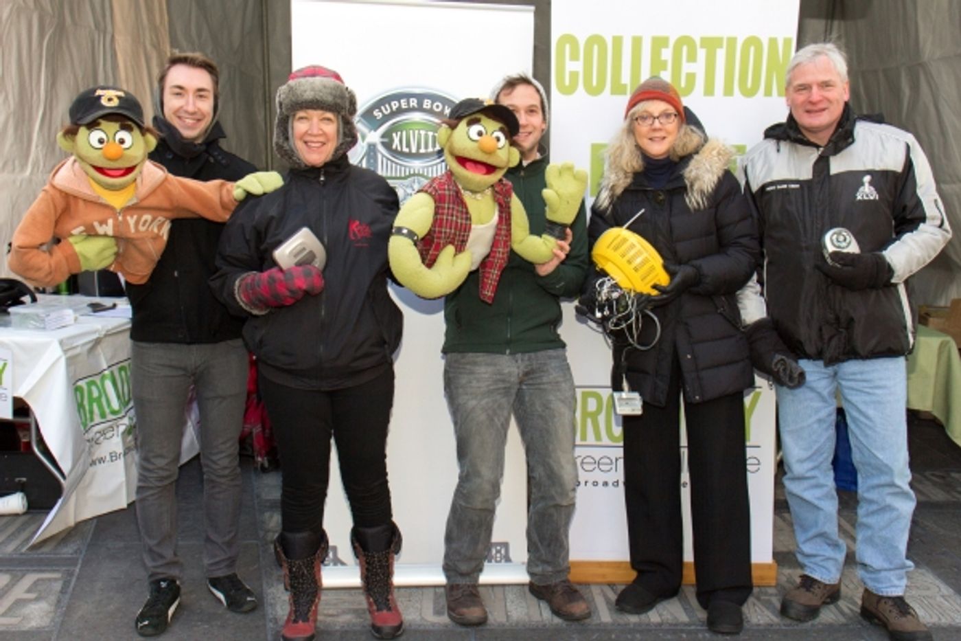 Photo Coverage: Broadway Unites in Duffy Square for Green Alliance Recycling Event!  Image