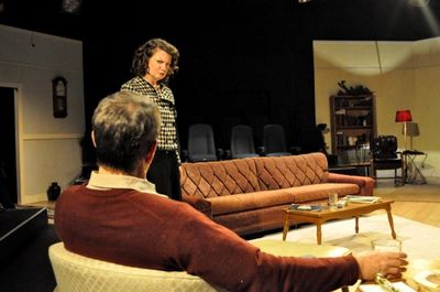 Steve Tarry (George) and (Background) Brynne Garman (Martha) Photo