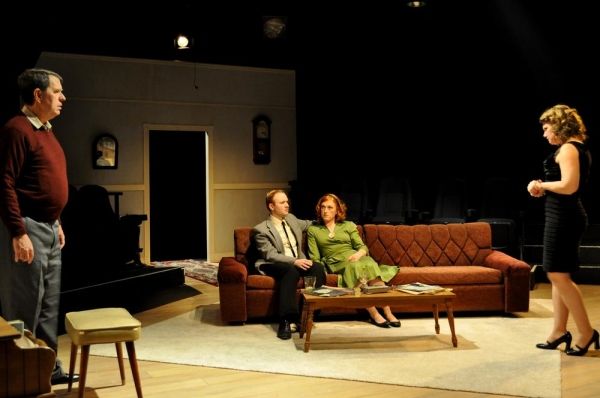 Steve Tarry (George), Niclas R Olson (Nick), Kirsten Deane (Honey) and Brynne Garman  Photo