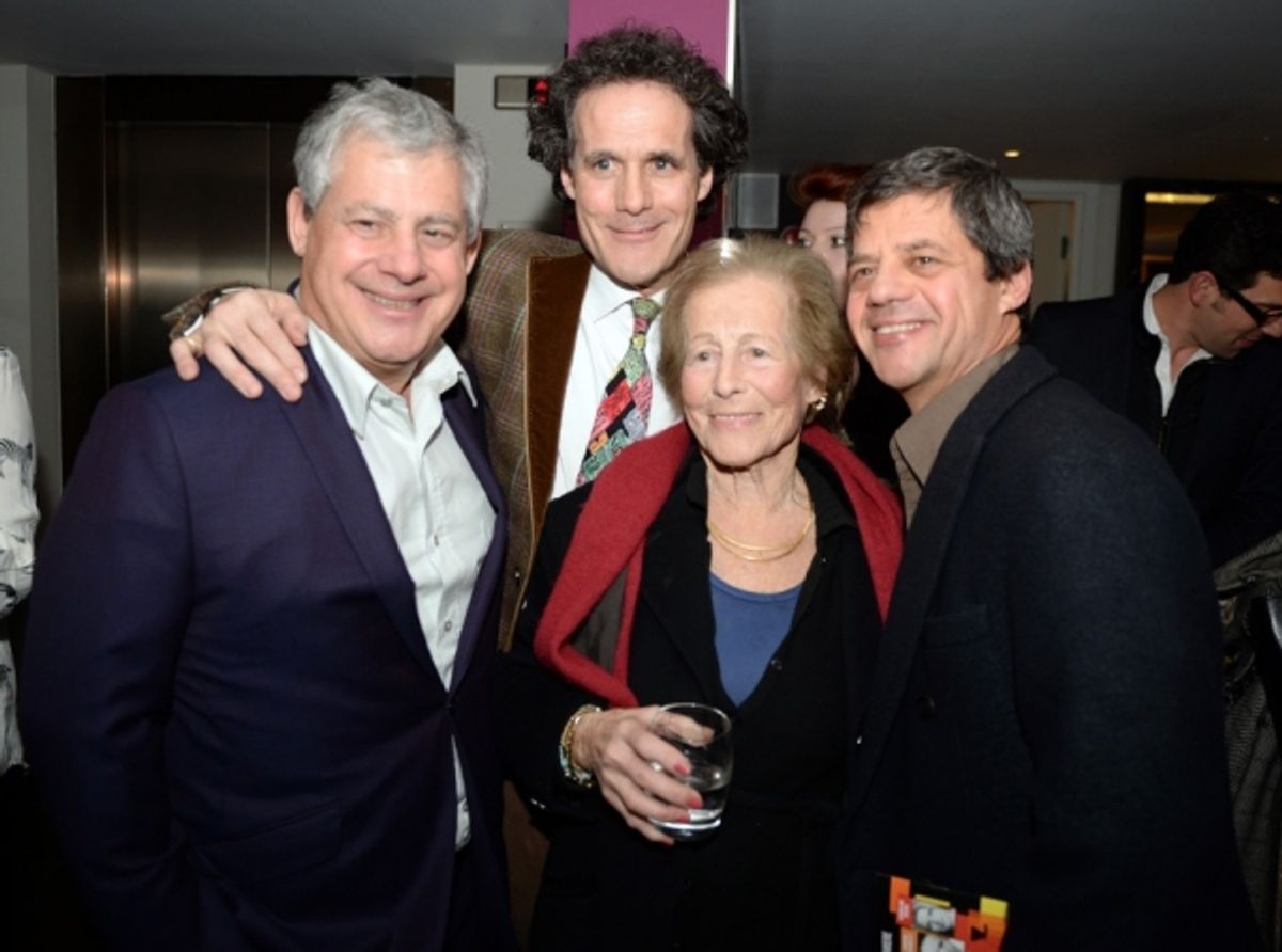 Cameron Mackintosh, Robert Mackintosh, Diana Gladys Tonna and Nicky Mackintosh at 
