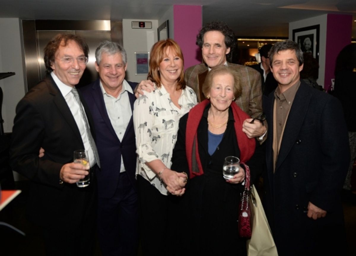 Don Black, Cameron Mackintosh, Marti Webb, Robert Mackintosh, Diana Gladys Tonna, Nicky Mackintosh at 