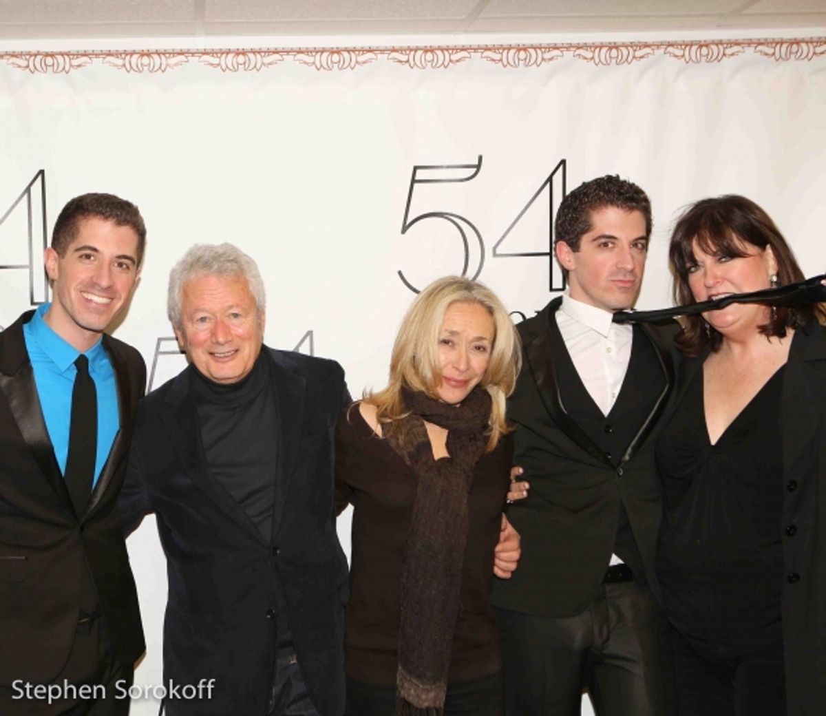 Will Nunziata, Stephen Sorokoff, Eda Sorokoff, Anthony Nunziata, Ann Hampton Callaway at 