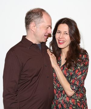 Daniel Jenkins and Jessica Hecht Photo