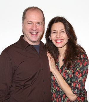 Daniel Jenkins and Jessica Hecht Photo
