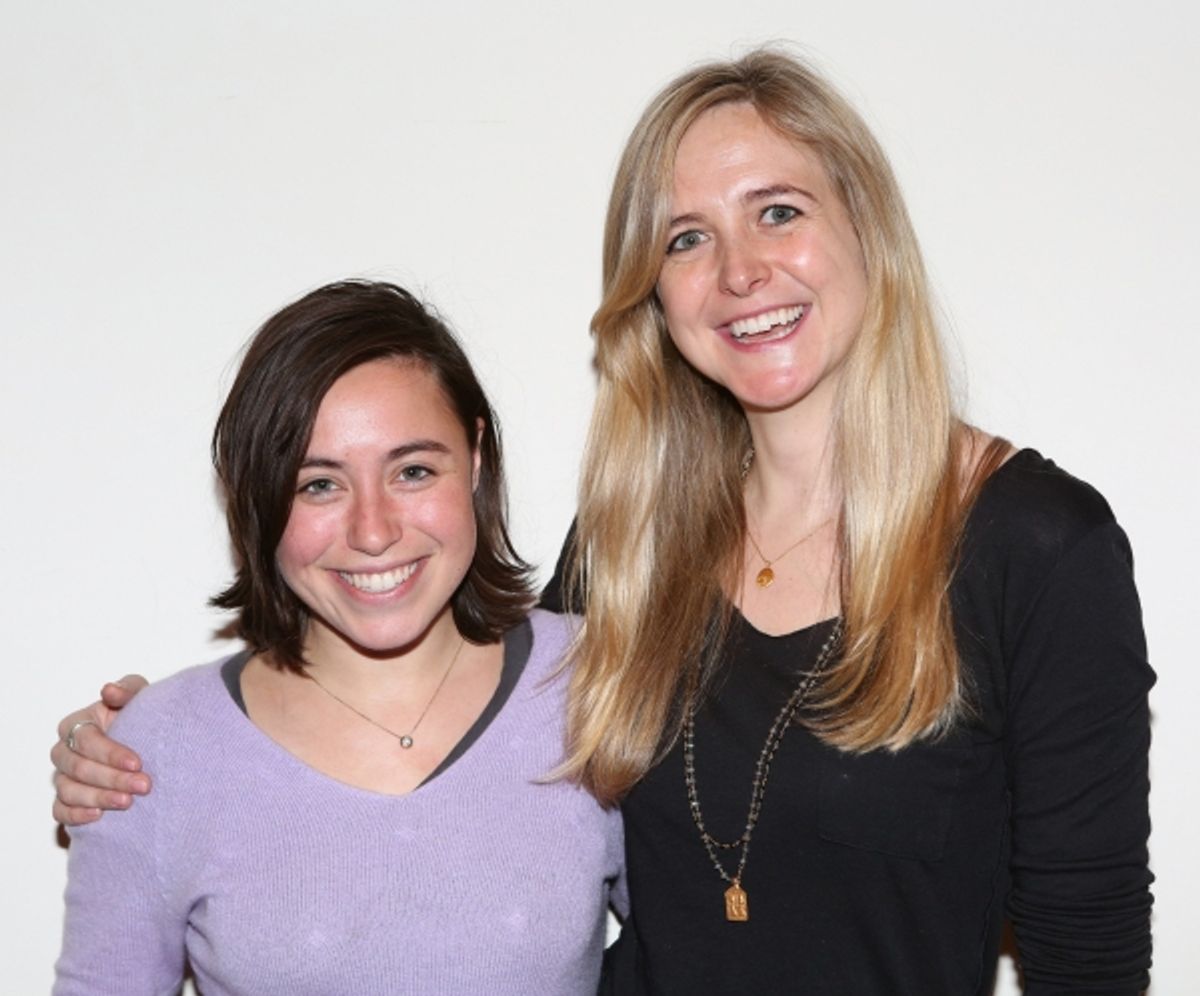 Emma Galvin and Clea Alsip at 