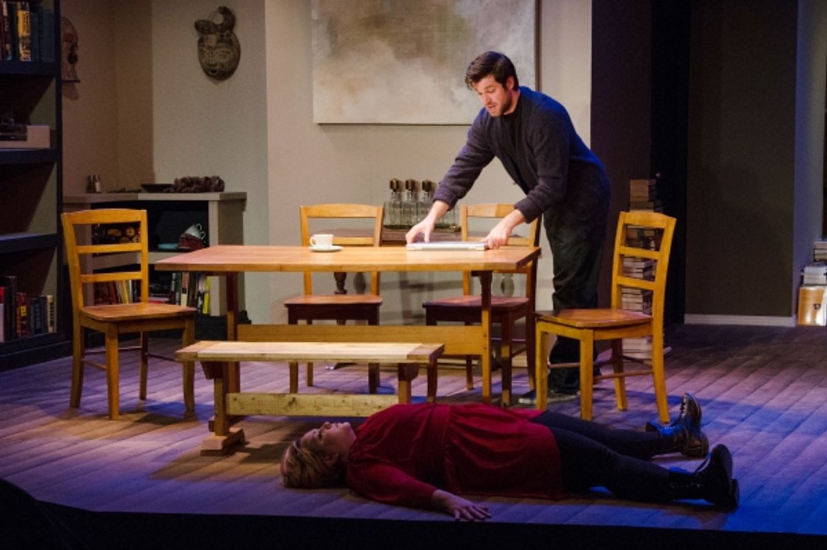 Kathryn Bartholomew (Ruth) and Matthew Goodrich (Daniel) at 