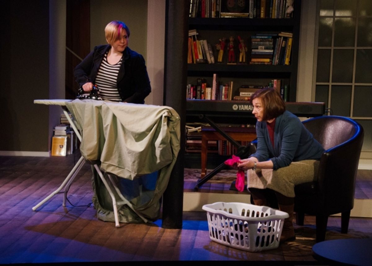 Kathryn Bartholomew (Ruth) and Gigi Jennewein (Beth) at 