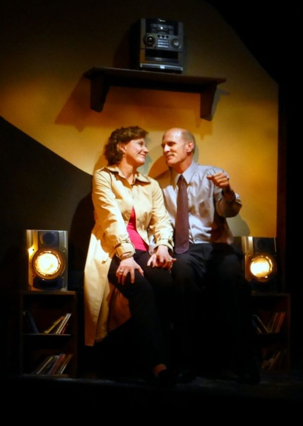 Becky and Joe enjoy a ride in her new car. (from left: Cherry Norris, Bob Grochau) Photo