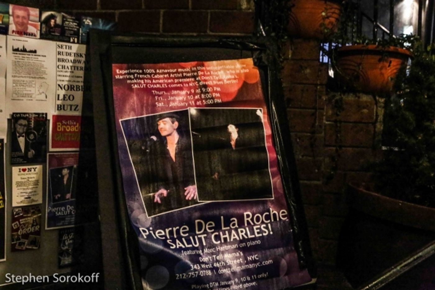 Photo Coverage: Pierre De La Roche 'Salut Charles! Plays Don't Tell Mama's Photo Coverage: Pierre De La Roche 'Salut Charles! Plays Don't Tell Mama's Image