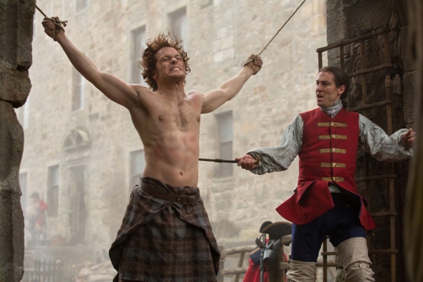 Photo Flash: Sam Heughan in New Image from Starz Original Series OUTLANDER Photo Flash: Sam Heughan in New Image from Starz Original Series OUTLANDER Image
