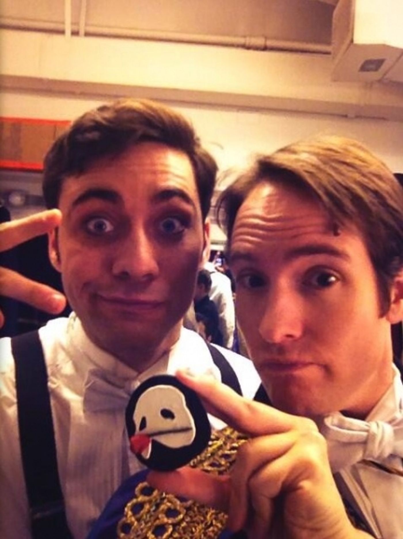 Photo Flash: Saturday Intermission Pics, Jan 11 - GHOST Tour Celebrates 100th Performance and More!  Image