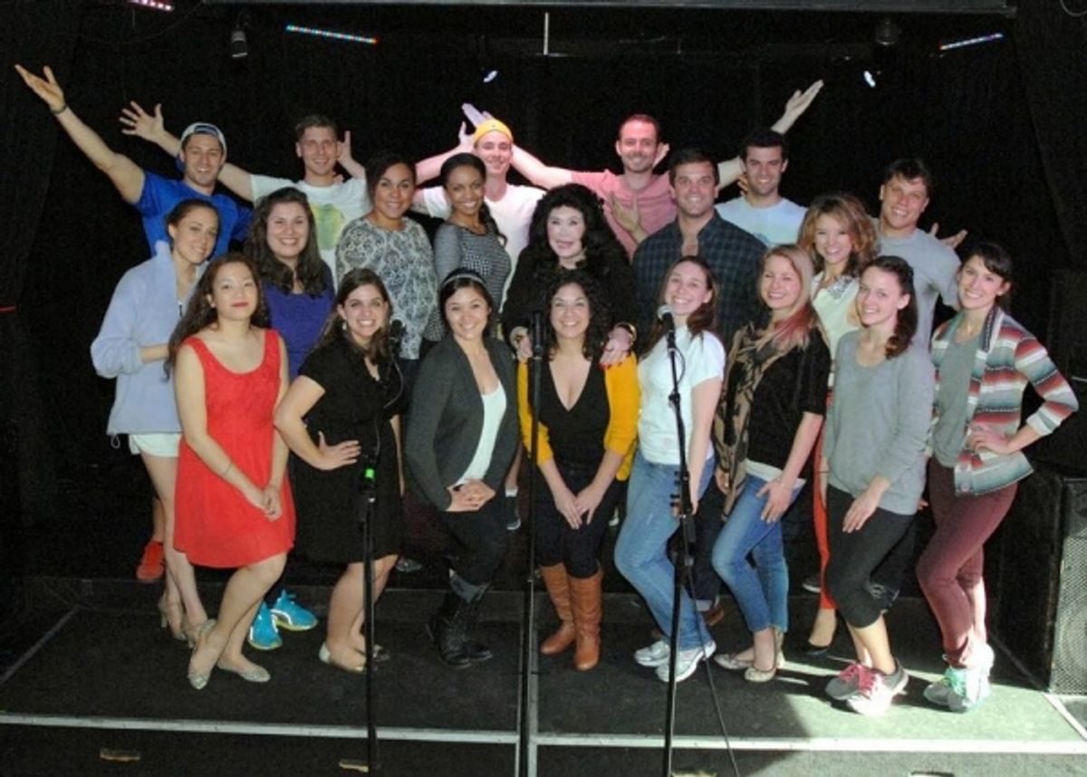 Barbara Van Orden with 2014 LAs Next Great Stage StarÃ‚Â�® Contestants at 