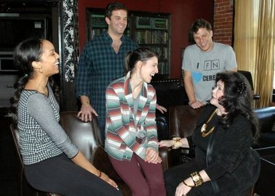 Jade Johnson, Cameron Sczempka, Jessica Apperson, Cy Cveamer and Barbara Van Orden
 Photo