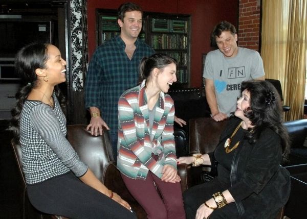 Jade Johnson, Cameron Sczempka, Jessica Apperson, Cy Cveamer and Barbara Van Orden
 Photo