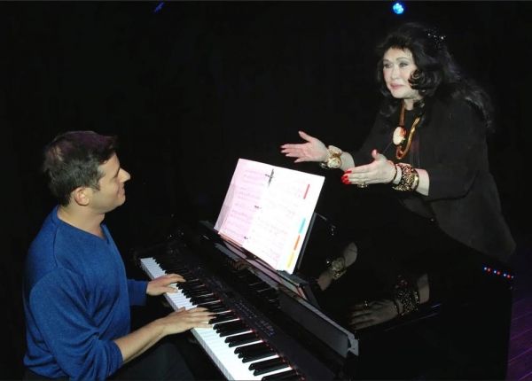 Musical Director, James Lent, and Barbara Van Orden Photo
