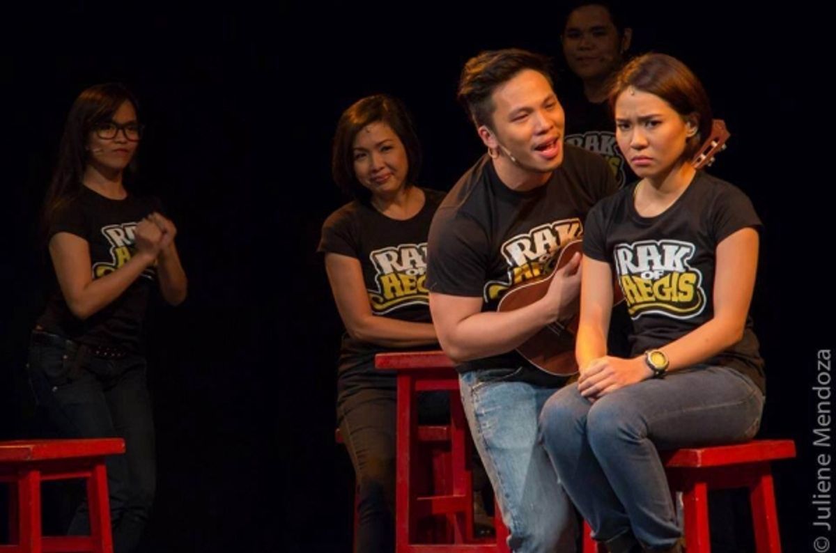 Poppert Bernadas, Aicelle Santos sing HAHANAPIN KO. at 