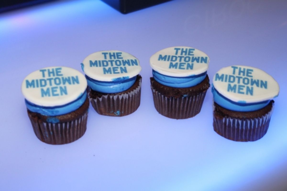 The Midtown Men Cupcakes both delicious and adorable! at 