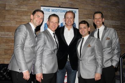 Daniel Reichard, Christian Hoff, Glenn Connolly, Michael Longoria and J. Robert Spenc Photo